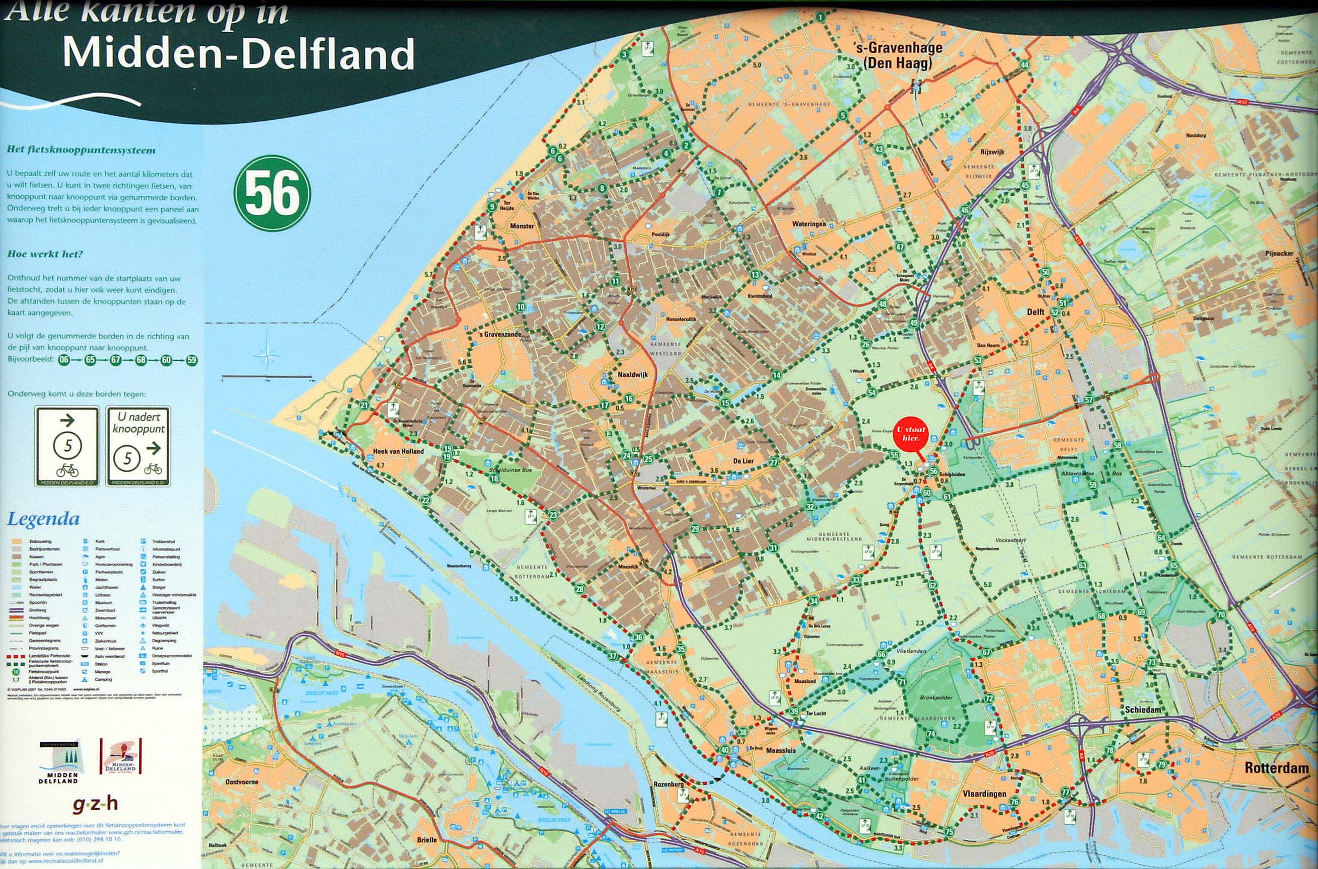 Fietsknooppuntensysteem Midden-Delfland
