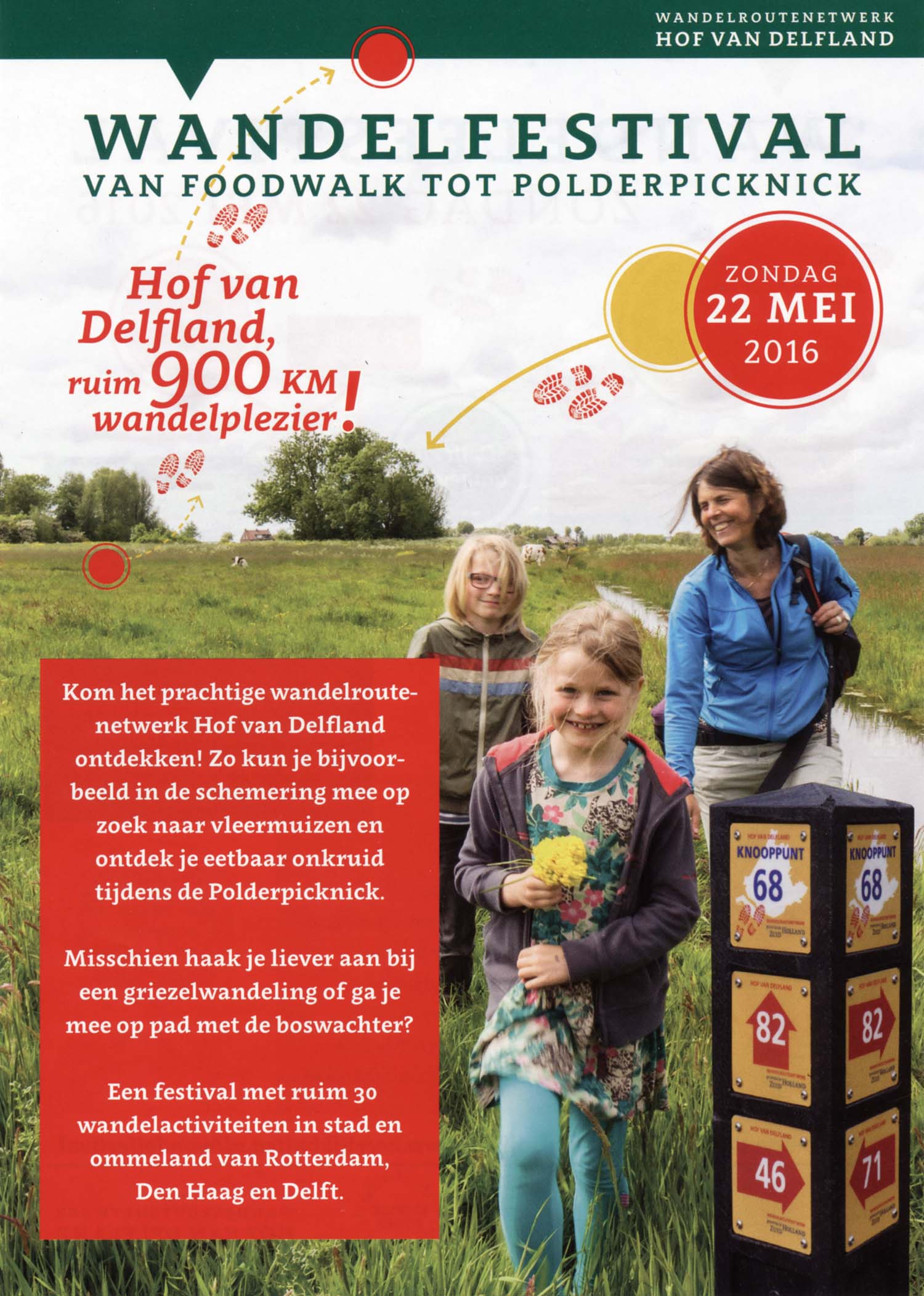 Wandelfestival Hof van Delfland - zondag 22 mei 2016