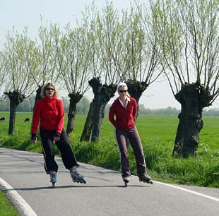 Skaten op de Willemsoordseweg